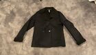 (1) Trendy Black Dkny Cover-Up Overcoat Women?S Size Small