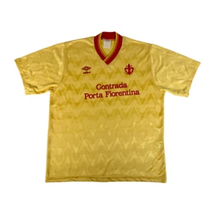 Fiorentina 90s UMBRO Football Shirt XL Contrada Italy Vintage Fußball Trikot - Bild 1 von 11