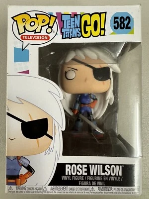 Rose Wilson 582 ~ TEEN TITANS GO! ~ Vinilo Funko Pop ~ May Suit Fuera de Caja (OOB) Foto 1 de 4