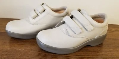 APEX AMBULATOR 1264W 女式 BEIGE 可调绑带鞋女式 7 M *VGPC* — 第 1/4 张图片