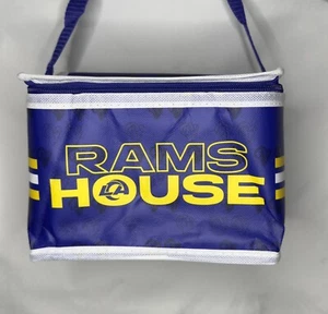 Los Angeles LA Rams 2024 Six Can Cooler 12/28/24 SGA Rams House Promo Brand New - Picture 1 of 4