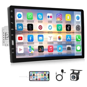 9 Inch 1080p HD LCD Car Multimedia Player + Backup Camera Single Din *NEW* - Picture 1 of 3