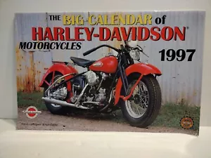 1997 Big Calendar of Harley-Davidson Motorcycles RARE - Picture 1 of 5