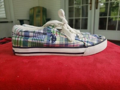 Tênis Feminino EUA POLO ASSN Tamanho 7.5 Xadrez Low RIDERS  - Imagem 1 de 4