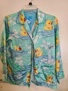 Nick and Nora "Ducks in Bath" PJ Top - SZ. L(12) - Picture 1 of 4