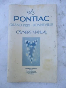 1983 Grand Prix & Bonneville Owner's Manual - Picture 1 of 2