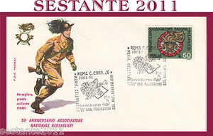 ITALIA FDC ASSOCIAZIONE NAZIONALE BERSAGLIERI 1974 ANNULLO DA CAMPO ROMA H182 - Picture 1 of 1