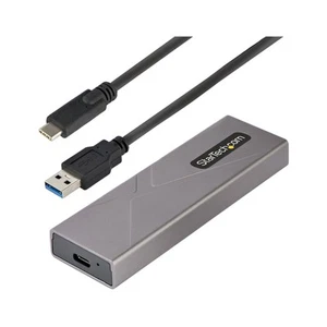StarTech Portable Enclosure for SSD M.2 Drive USB-C - PCIe NVMe (M-Key) & SATA ( - Afbeelding 1 van 7