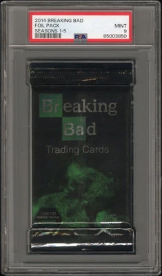 2014 Breaking Bad Cryptozoic Trading Cards Graded Sealed Hobby Pack - PSA 9 - Image 1 of 3