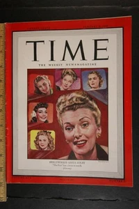 1945 TIME MAGAZINE~WW II~HOLLYWOOD'S ANITA COLBY~ - Picture 1 of 2