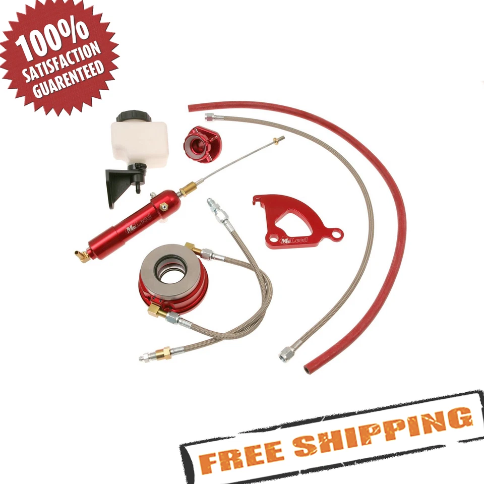 McLeod 14-327 Red Anodized Hydraulic Conversion Kit for 1979-2004 Ford Mustang - Image 1 of 4