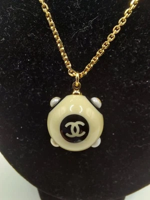 Chanel 2002 CC Ball Pendant Necklace VGC - Image 1 of 4