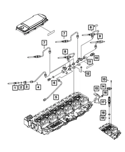 Genuine Mopar Fuel Injector Seal 68015004AA - Bild 1 von 1