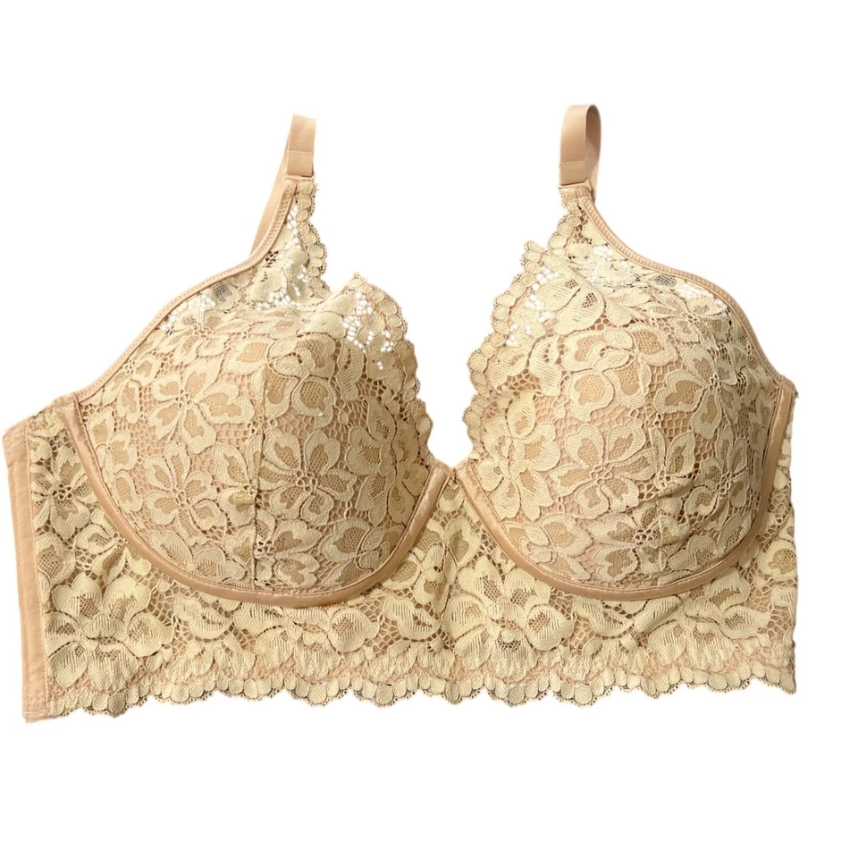 Maidenform Ligeramente Forrado Convertible Encaje Baralette 36D DM1188 Br Coqueta Foto 1 de 4