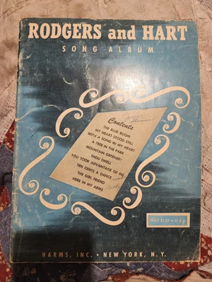 Álbum de canciones de Rodgers And Hart vintage 1946 Foto 1 de 2