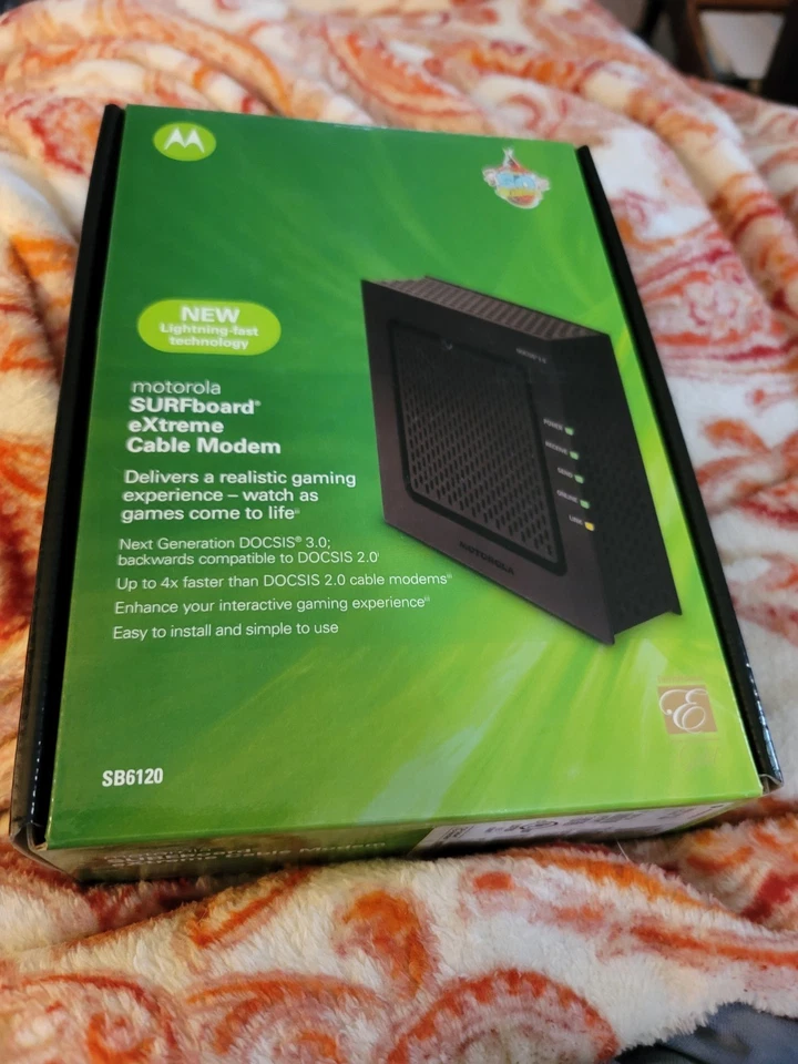 Motorola SURFboard eXtreme Wireless Cable Modem (SB6120) Tested & Works - Image 1 of 1