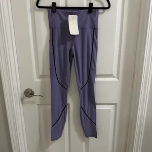 Fabletics High-Waisted Cold-Weather Pocket Legging Damen Gr. XS /4 Lila Neu mit Etikett - Bild 1 von 10
