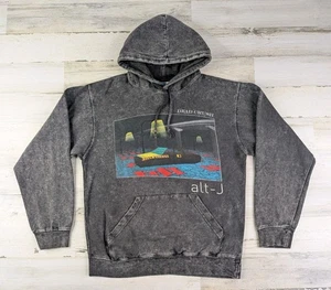 Alt-J Hoodie Womens Sma Gray Distressed Dead Crush Pullover - Picture 1 of 11