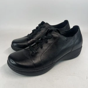 DANSKO 'Adriana' Black Leather Oxfords Work Shoes EUR 42 | US 11-11.5 Women's - Picture 1 of 6