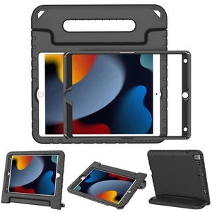 Kinder Hülle mit Displayschutz für iPad 10,2 Zoll 2021/2020/2019 Schwarz  - Bild 1 von 6