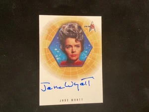 STAR TREK JANE WYATT SIGNIERTE KARTE IN NEUWERTIGEM ZUSTAND - Bild 1 von 2