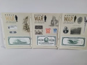 BEP Bureau of Engraving Printing Intaglio Print Program World War I WWI Cards - Picture 1 of 10