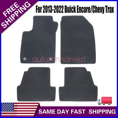 For 2016 2017 2018 2019 2020 2021 2022 Buick Encore Floor Mats Carpet Velour 4x - Image 1 of 4