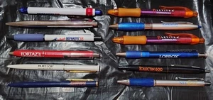 Pharmaceutical Drug Rep Lot Of 12 Pens, Metal Zyprexa, Viagra, Niacin, Depakote - Imagen 1 de 10