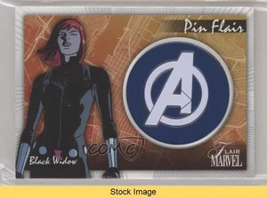 2023 Flair Marvel Pin Flair Avengers Black Widow #PFM3 READ - Picture 1 of 3