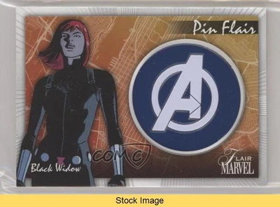 2023 Flair Marvel Pin Flair Avengers Black Widow #PFM3 READ - Image 1 of 3