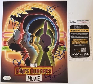 Bob's Burgers, Cast signiert von 5 handsignierten, 8x10, Farbfoto - Bild 1 von 1