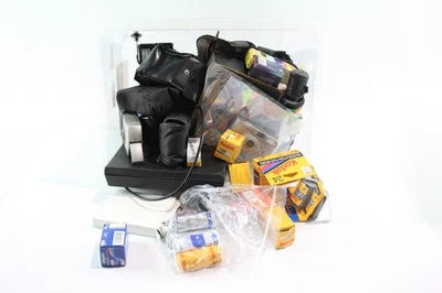 Assorted Expired Film, Camera Accessories, 35mm, APS, 110 Cameras Etc Job Lot - Image 1 of 4