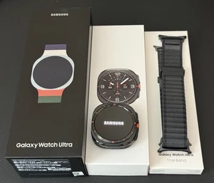 Samsung Galaxy Watch Ultra 47mm LTE Bluetooth SM-L705U tytanowy szary / pasek szlakowy - Zdjęcie 1 z 2