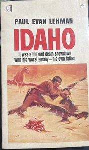 Idaho by Paul Evan Lehman Vintage Paperback 1969 Western Novel Cowboys Wild West - Foto 1 di 1