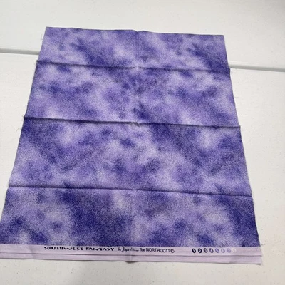 northcott fabrics quilting cotton purple abstract southwest fantasy   43x19 - Image 1 of 4