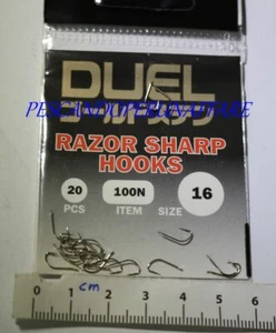 DUEL 100N RASIERMESSER SCHARFE HAKEN Amo Kristall, vernickelt, 20 Stück / Blister - Bild 1 von 1