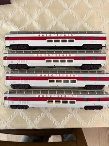 HO SCALE BACHMANN- 4 85' DOME AUTO-TRAIN PASSENGER COACH CAR #541 - Picture 1 of 5