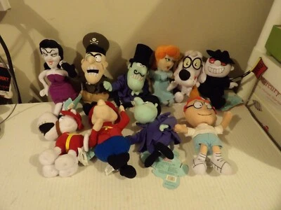* Rocky and Bullwinkle & Friends 8 in Plush CVS Exclusive Set Of 10 Some W/Tags - Image 1 of 4