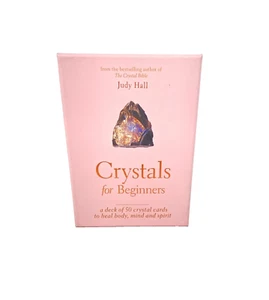 Crystals for Beginners 50 Card Deck of Crystal Cards by Judy Hall Healing Cards - Picture 1 of 5