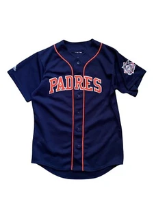 Rare button shirt Majestic #22 Wally Joyner San Diego Padres Jersey Beckett - Picture 1 of 6