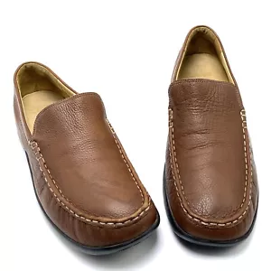 Clarks Herren Driving Halbschuhe Mokassinnaht Gr Uk10,5/Us11,5 Kiesel Leder Freizeitschuh - Bild 1 von 12