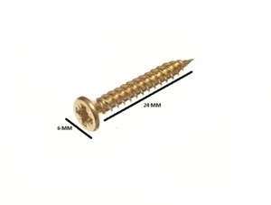 Pozi twinthread wood screws countersunk EB # 6 x 1 inch pack size 120 - Picture 1 of 1