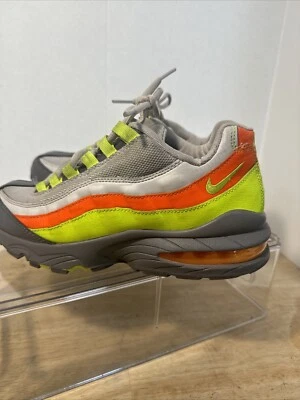 Bonita Zapatilla Nike Air Max Talla 6y Gris Voltio Amarillo Neón Gunsmoke Orange 2018. Foto 1 de 4