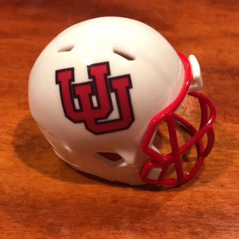 Utah Utes white 2022 custom pocket pro helmet UU PAC-12 Cover