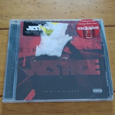 Justin Bieber "Justice" (Target Exclusive, CD) [NEW] Distressed Case & Seal - Imagem 1 de 2