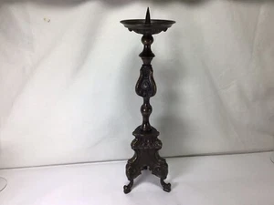 MM99 Antique Circa 18th Century Copper Candlestick - Set of only 1 Candlestick - Picture 1 of 7