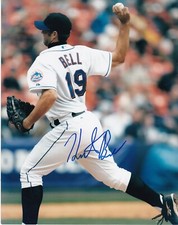 HEATH BELL   NEW YORK METS   ACTION SIGNED 8x10