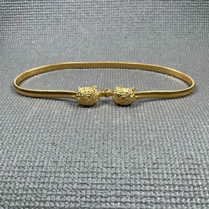 Cinturón Tortuga Besadora Vintage Años 70 Mimi Di N Princesa Mimi di Niscemi Chapado en Oro - Imagen 1 de 6