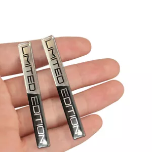 2pcs Limited Edition Logo Car 3D Sticker Emblem Badge Decal Trim Accessories - Picture 1 of 10