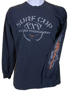 Nike Surf Cup Long Sleeve Flames T Shirt S / M San Diego Soccer Tourney XXV ‘13 - Picture 1 of 6